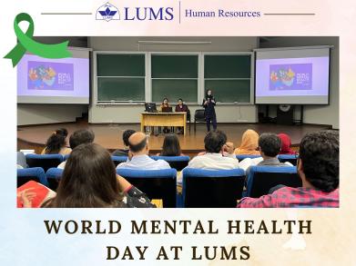 World Mental Health Day at LUMS